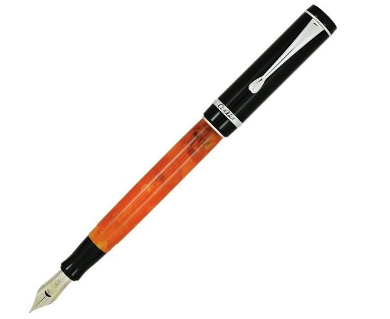 Conklin Duragraph Nights Fountain Pen - Orange Medium